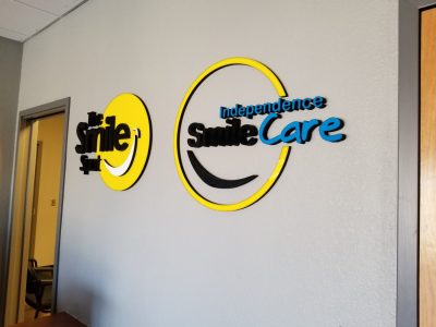 lobby signage and graphics